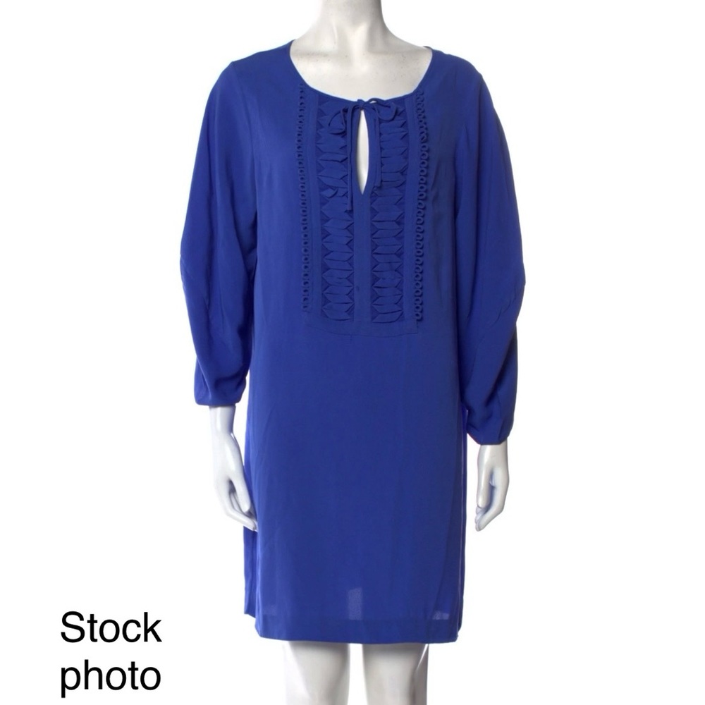 BNWOT 100% SILK DVF PERIWRINKLE COCKTAIL DRESS